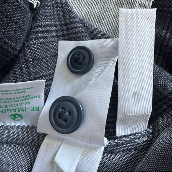 J Crew 484 Slim Stretch W32 L30 Plaid Dress Pants - Picture 11 of 13